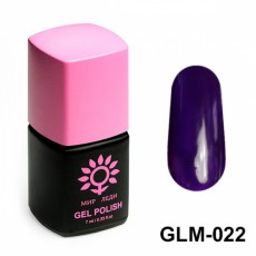 Гель-лак Мир Леди сверхстойкий GLM-022 - Насыщенный фиолетовый цвет